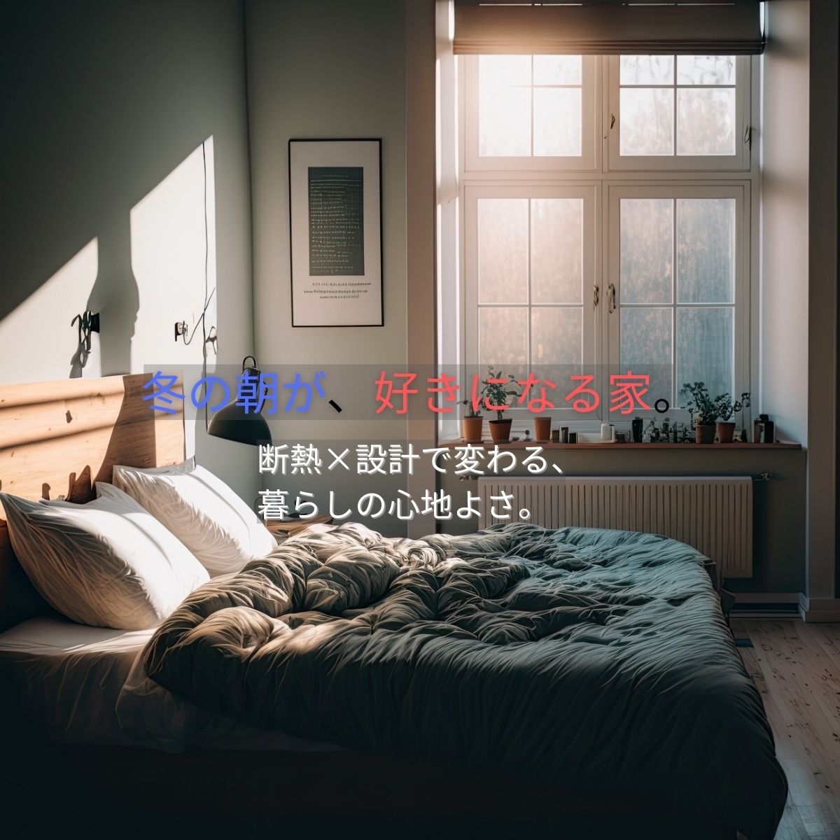 「冬の朝を快適にする家づくり」