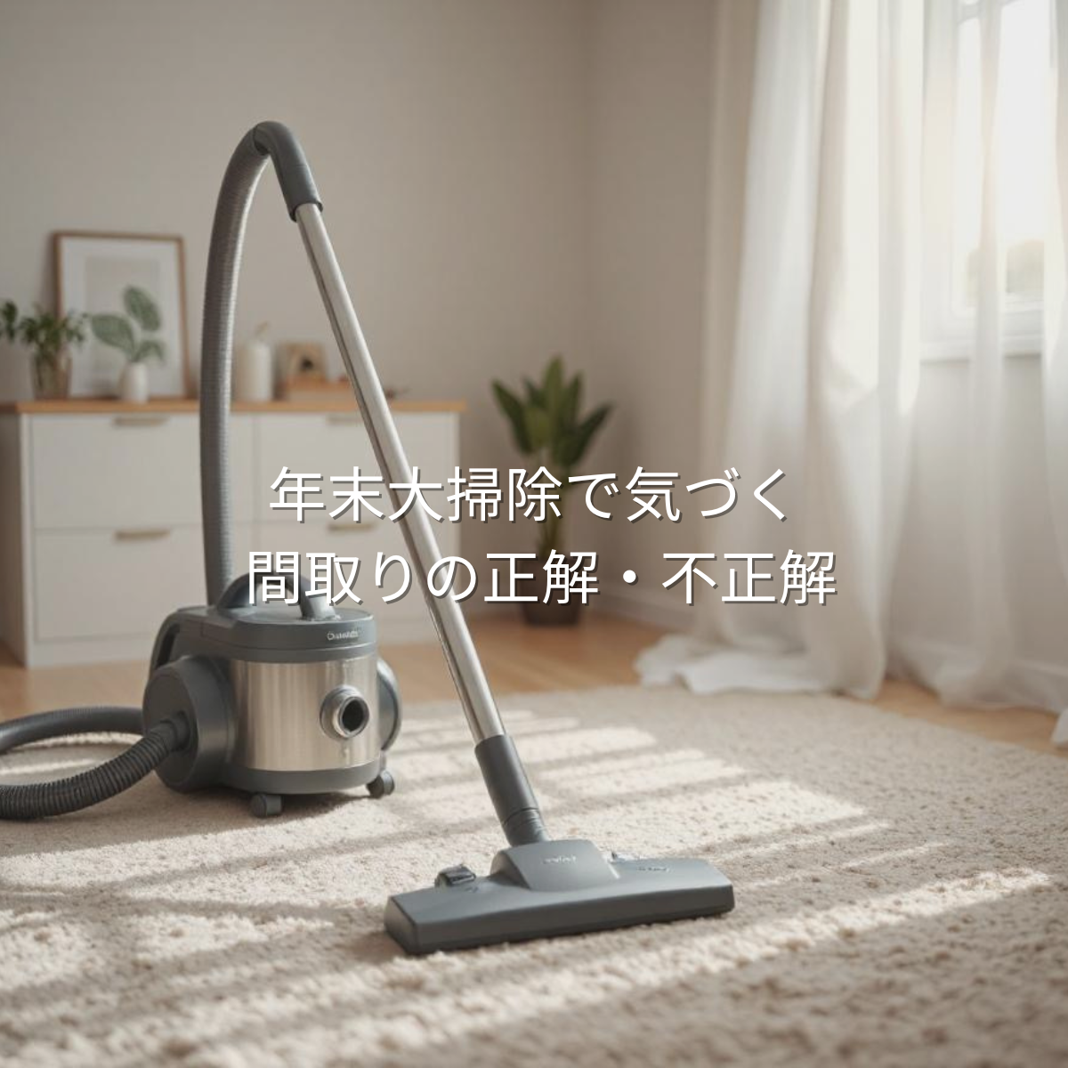 年末大掃除で分かる「間取りの正解・不正解」